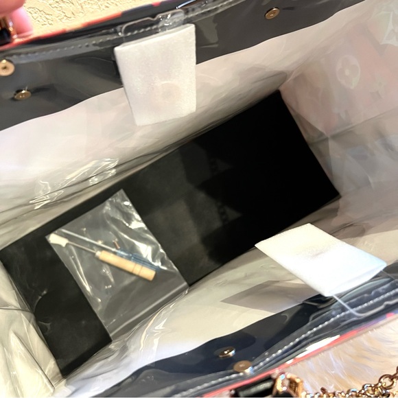 Louis Vuitton LV Large Shopping Bag Tote Crossbody Bag with PVC/TPU - Picture 7 of 12